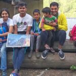 Himalayan Ecotourism Interns creating awareness on preventing intentional forest fires