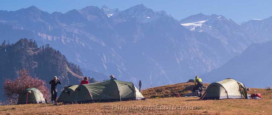 Camping with Himalayan Ecotourism in the Great Himalayan National Park