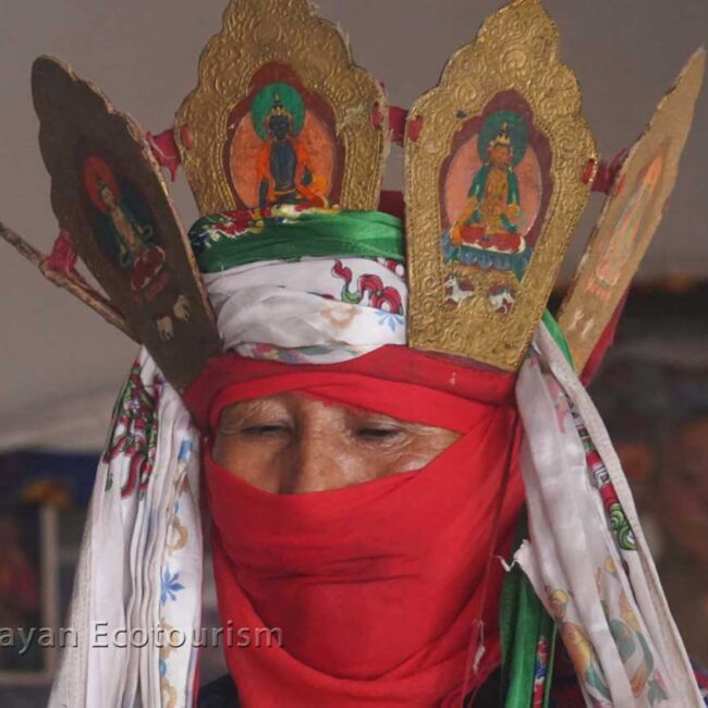 Choglamsar Shaman in Ladakh