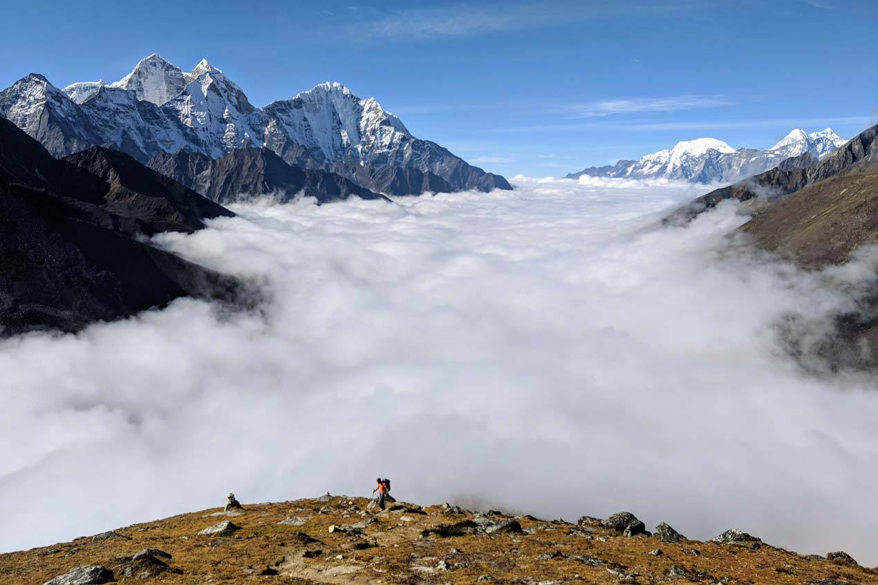 Friendship Peak trek near Manali - view from top