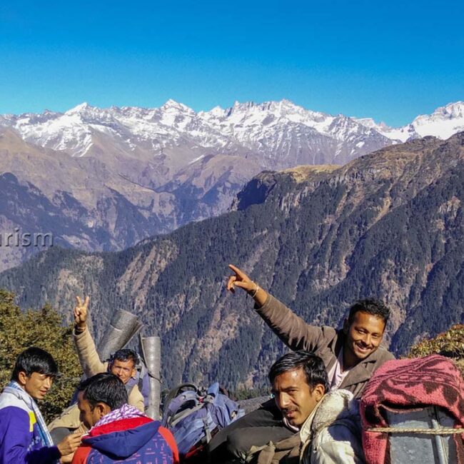 In the Sainj valley, shortly after crossing the pass from Tirthan