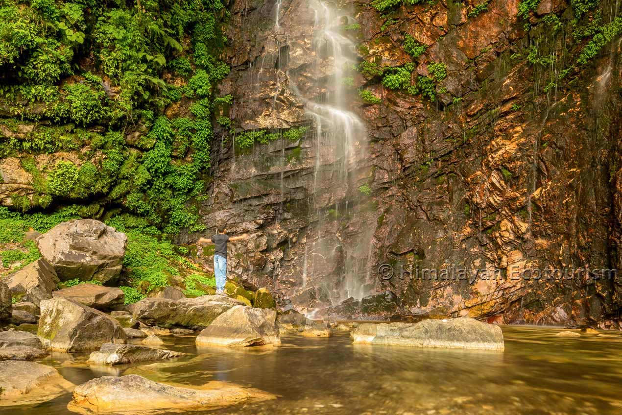 Chhoie Waterfall in the Tirthan Valley