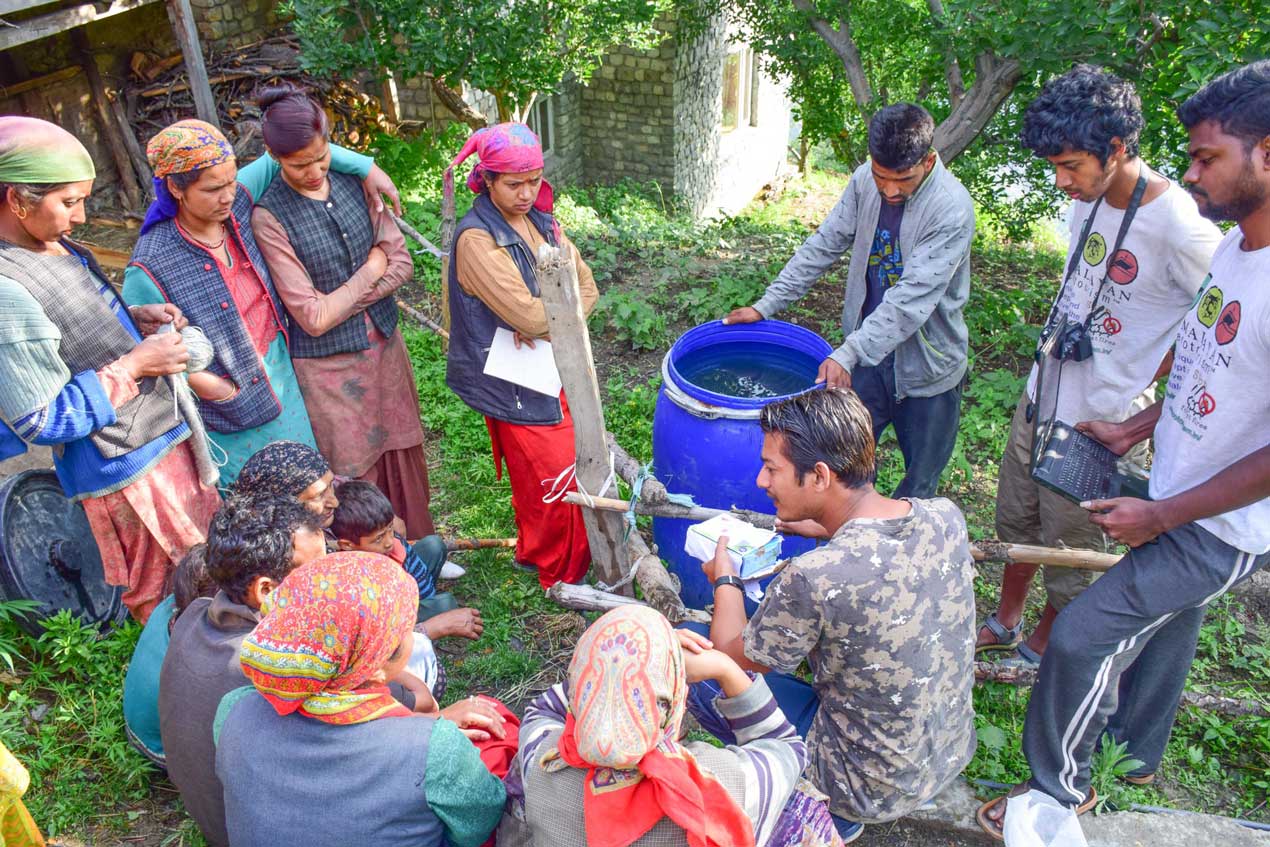 Organic farming in the Tirthan Valley with Himalayan Ecotourism