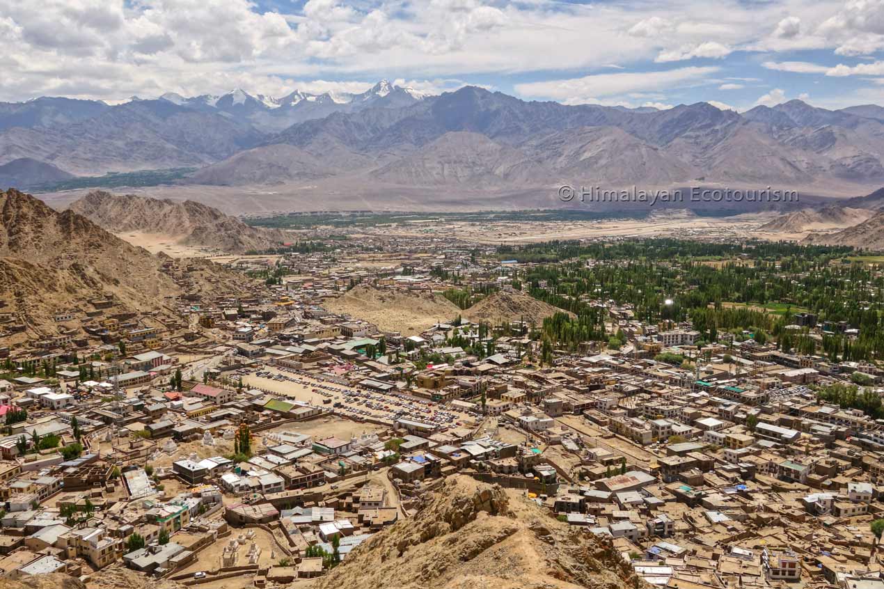 Leh Ladakh view from top