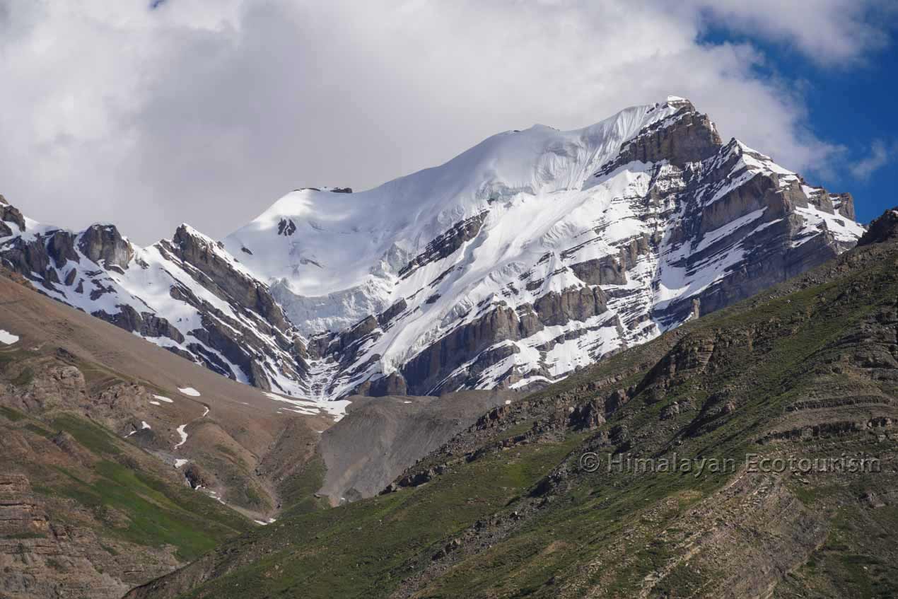 Glacier view in Pin Valley