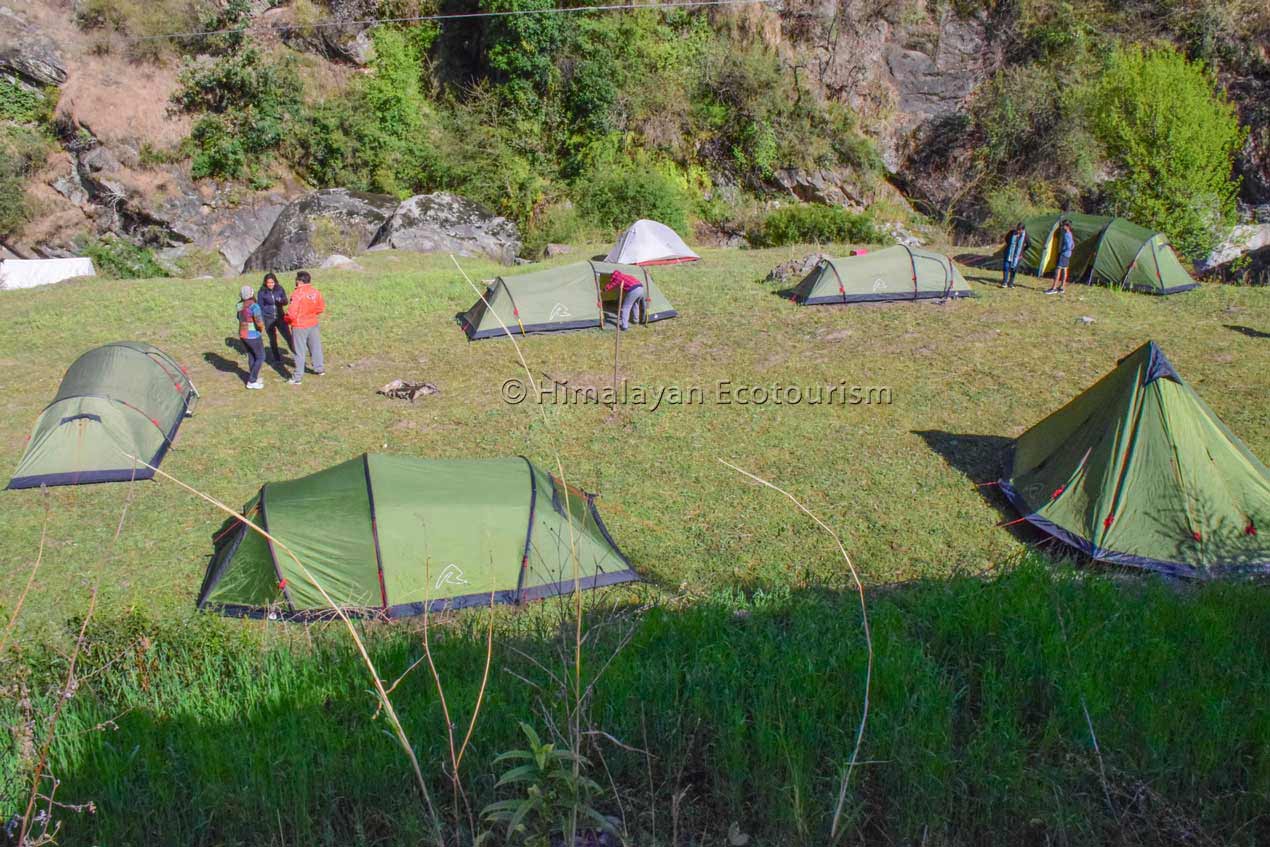 Learn outdoor skills with Himalayan Ecotourism on easy camping tour