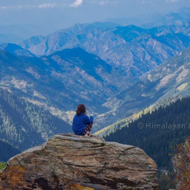 Mountain view from top of jalori pass