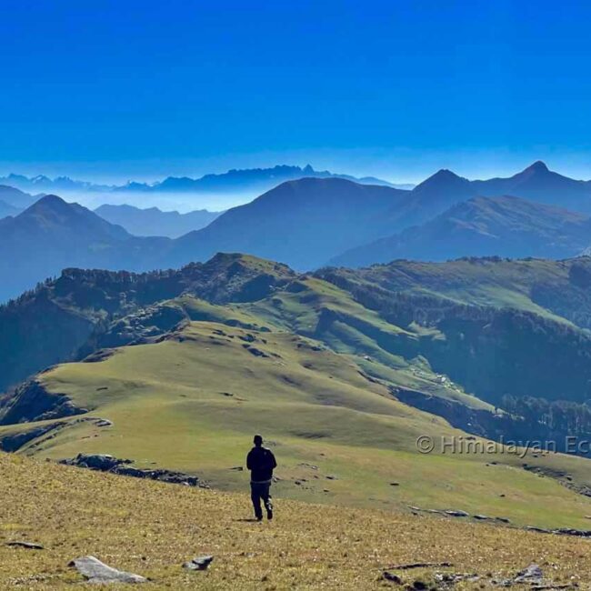 The ridge on Lambri trek