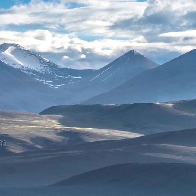 Landscape on Tso Moriri trek